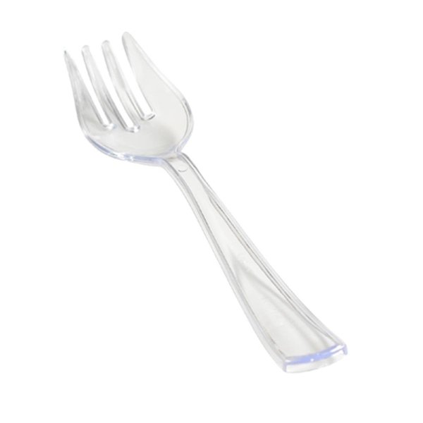 Fineline Settings White Extra Heavy Duty Serving Fork 3321-WH